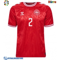 Fotballdrakt Herre Danmark Joachim Andersen #2 Hjemmedrakt EM 2024 Kortermet